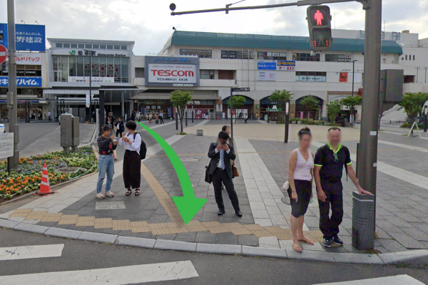 iPhone修理ならアイスマ松本駅前店 駅から徒歩1分 東口から東に真っ直ぐ