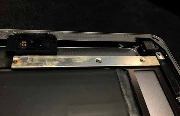 iPad 水没水濡れ跡