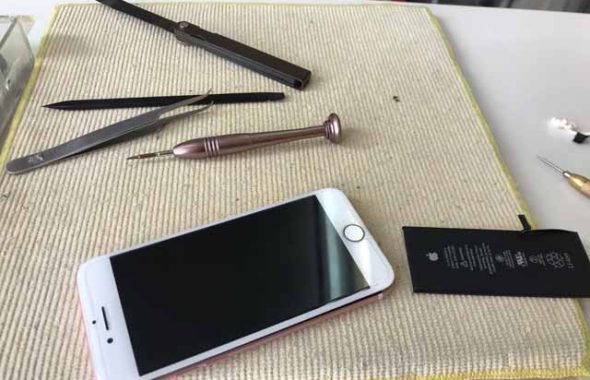 iPhoneバッテリー交換