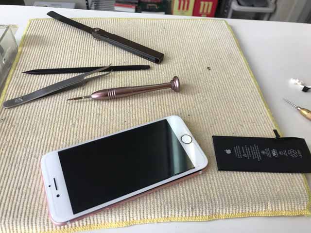 iPhoneバッテリー交換