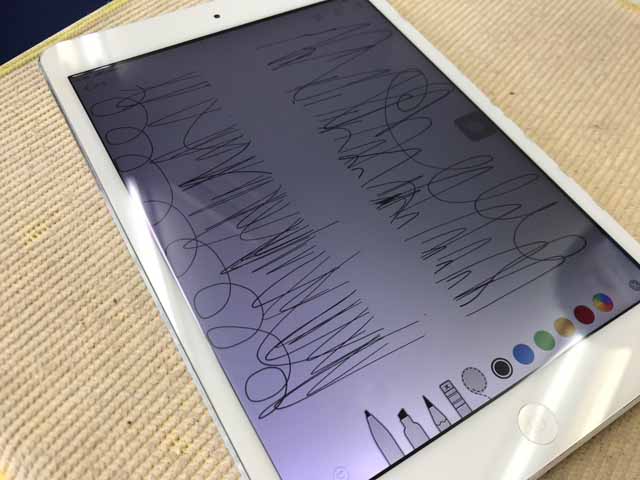 タッチ不具合修理