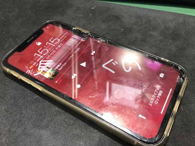 iphone修理 アイスマ松本店 ガラス割れ修理
