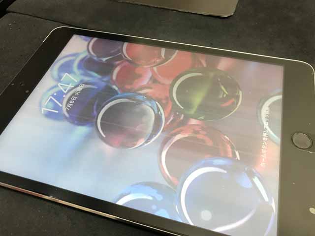 画面が乱れる】iPad mini3修理のご依頼 松本市大手より | 松本でiPhone 