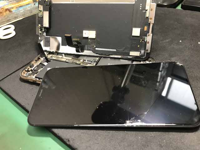 iPhone修理 アイスマ松本 ガラス割れ修理