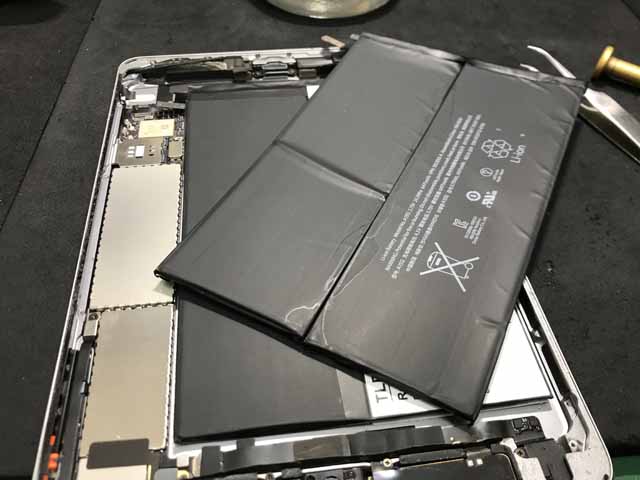 iPhone修理 アイスマ松本 iPad バッテリー交換